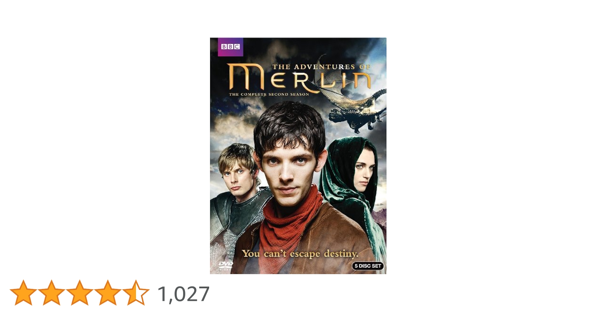 (未使用･未開封品)Merlin: Complete Second Season [DVD] Amazon.com: Merlin - Series 2 Volume 1 [DVD] : Movies & TV